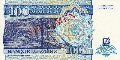 Beschrijving achterzijde: SPECIMEN